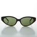 image of sunglasses model SUNGLASS MUSEUM Punk Rocker Oval Cat Eye Vintage Women's Sunglass - Audrey