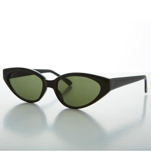 image of sunglasses model SUNGLASS MUSEUM Punk Rocker Oval Cat Eye Vintage Women's Sunglass - Audrey