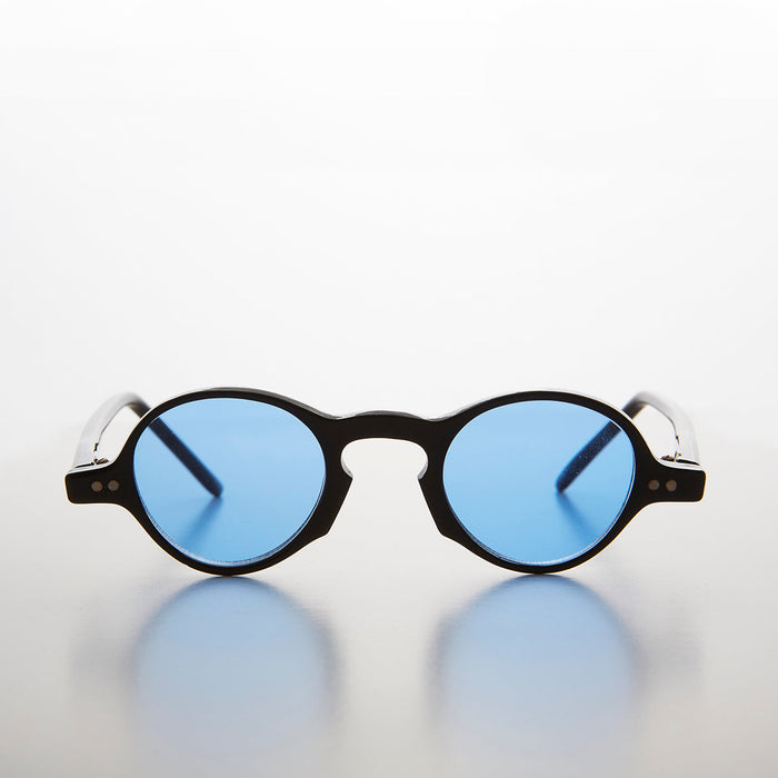 SUNGLASS MUSEUM Small Spectacle Sunglass with Color Tinted Lens - Augie