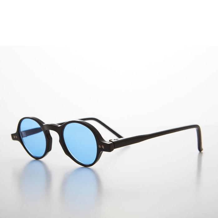 SUNGLASS MUSEUM Small Spectacle Sunglass with Color Tinted Lens - Augie