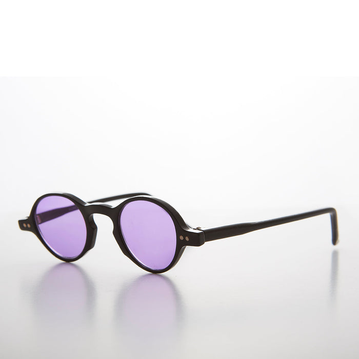 SUNGLASS MUSEUM Small Spectacle Sunglass with Color Tinted Lens - Augie