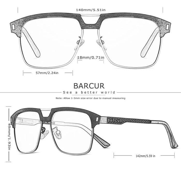 BARCUR Polarized Casual Sunglasses
