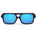 TOPFOXX Atlas - Mirrored Blue Squared Sunglasses - Product image