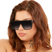 TOPFOXX Sustainable Rayz - Limited Edition Black Squared Sunglasses - Product image
