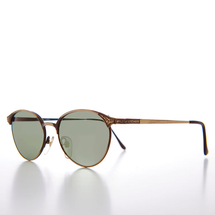 SUNGLASS MUSEUM Filigree Cat Eye Vintage Sunglass - Balboa