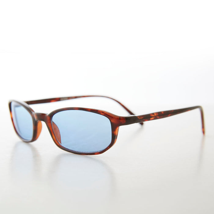 SUNGLASS MUSEUM Small Rectangle Tinted Lens Sunglasses - Bard