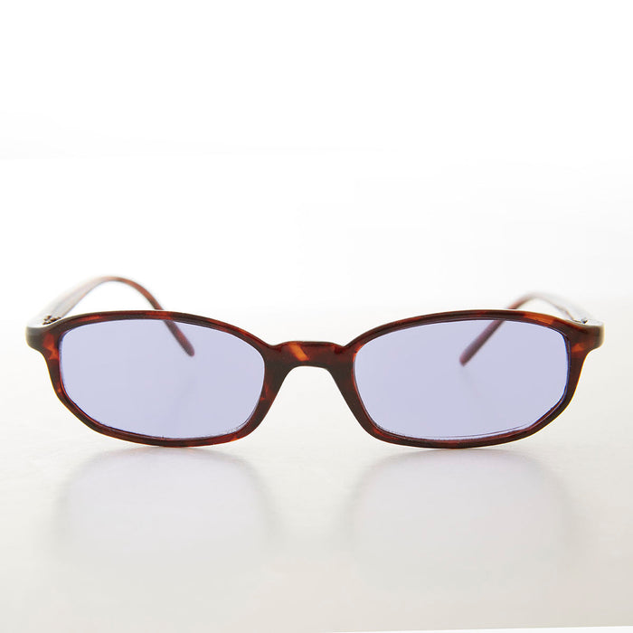 SUNGLASS MUSEUM Small Rectangle Tinted Lens Sunglasses - Bard