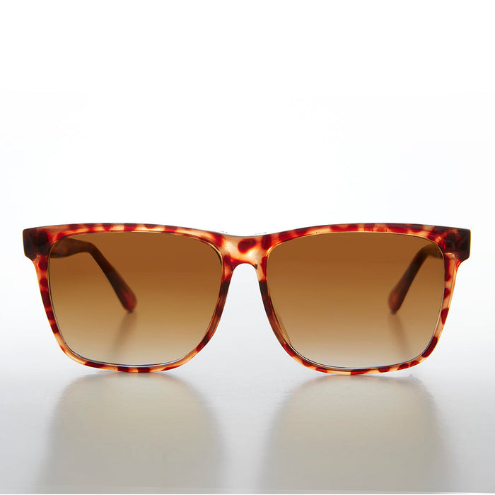 SUNGLASS MUSEUM Simple Wide Square Vintage Tortoise Sunglass - Bay - Product image
