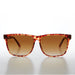 SUNGLASS MUSEUM Simple Wide Square Vintage Tortoise Sunglass - Bay - Product image