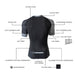 blueball apparel compression t shirt running men compression clothing performance premium black bb100010 KRN glasses 