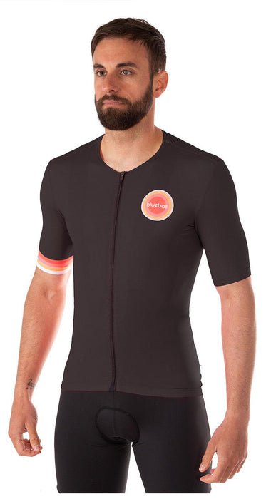 blueball apparel cycling jersey men compression clothing performance premium black bb110201 KRN glasses BB110201TS S