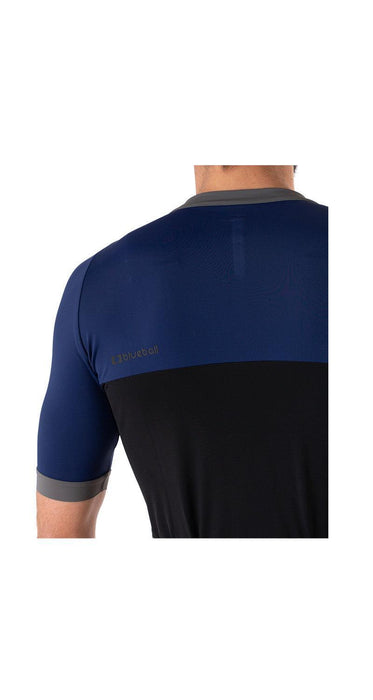 BLUEBALL Cycling Jersey Short Sleeve Men Black & Blue