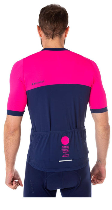 blueball apparel cycling jersey men compression clothing performance premium pink blue bb110505 KRN glasses BB110505TM M