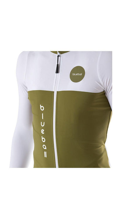 blueball apparel cycling jersey men compression clothing performance premium white khaki bb110624 KRN glasses 