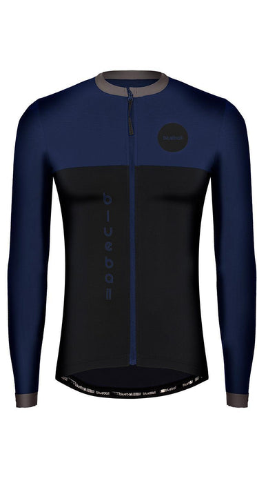 BLUEBALL Cycling Jersey Long Sleeve Men Black & Blue