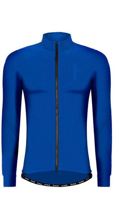 blueball apparel cycling jacket men compression clothing performance premium blue bb180403 KRN glasses 