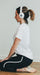 blueball apparel running t shirt women compression clothing performance premium white bb210070 KRN glasses BB2100702TL L