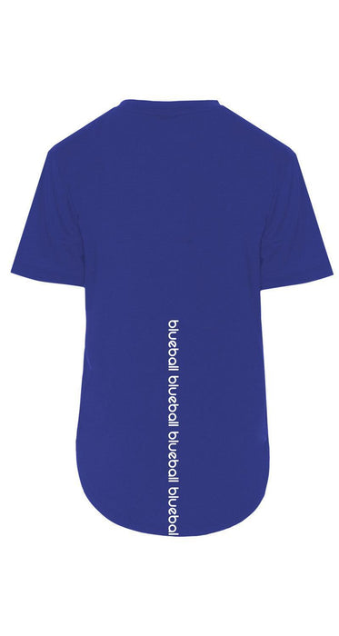 blueball apparel running t shirt women compression clothing performance premium blue bb210070 KRN glasses BB2100703TL L