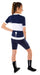 blueball apparel cycling jersey women compression clothing performance premium blue white bb210102 KRN glasses BB210102TM M