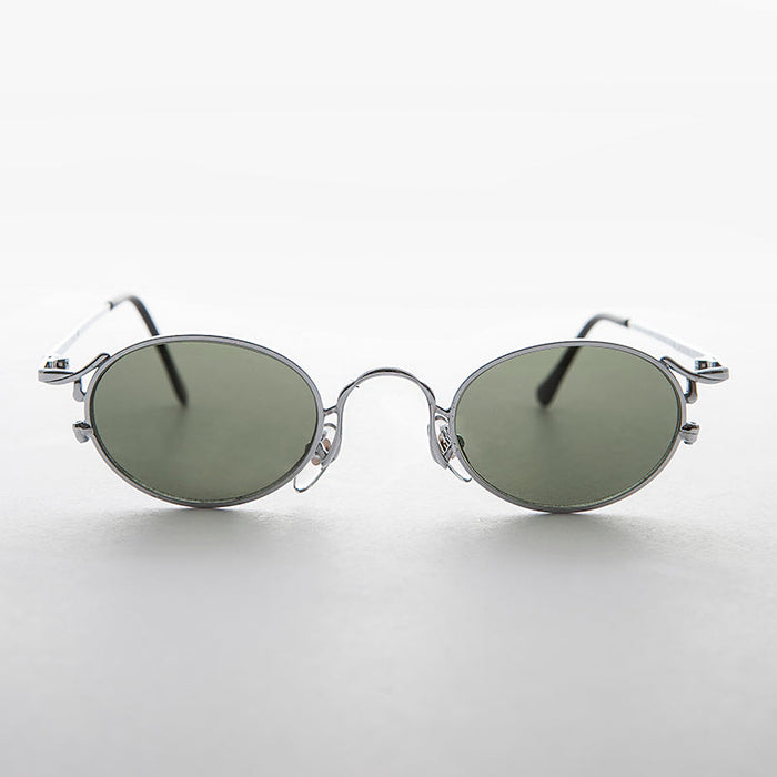 SUNGLASS MUSEUM Oval Victorian Style 90s Sunglasses - Beatrice