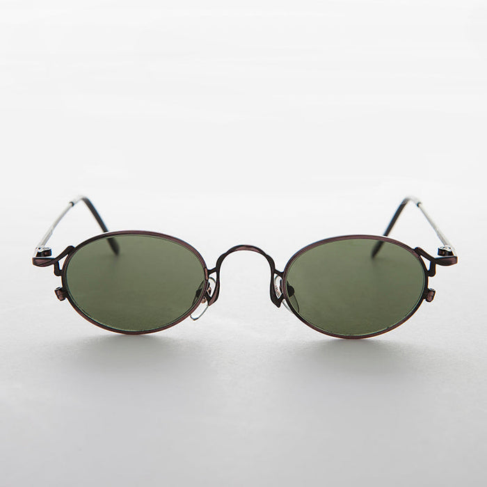 SUNGLASS MUSEUM Oval Victorian Style 90s Sunglasses - Beatrice