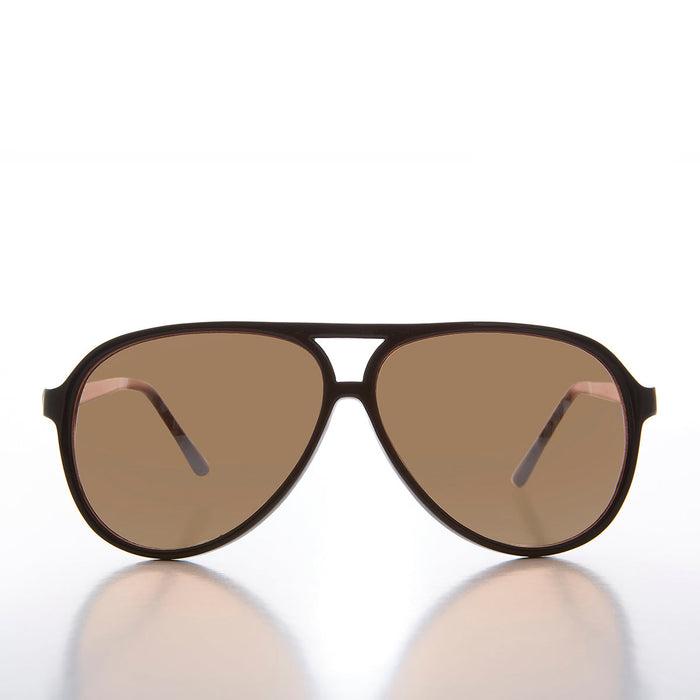 SUNGLASS MUSEUM Simple Polarized Lens Aviator Sunglasses - Bedford
