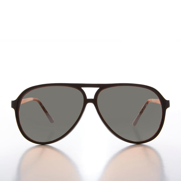 SUNGLASS MUSEUM Simple Polarized Lens Aviator Sunglasses - Bedford