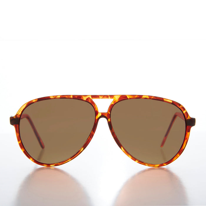 SUNGLASS MUSEUM Simple Polarized Lens Aviator Sunglasses - Bedford
