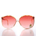 SUNGLASS MUSEUM 80s Rhinestone Boho Vintage Sunglasses - Belinda - Product image