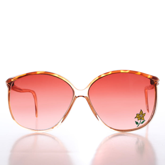 SUNGLASS MUSEUM 80s Rhinestone Boho Vintage Sunglasses - Belinda
