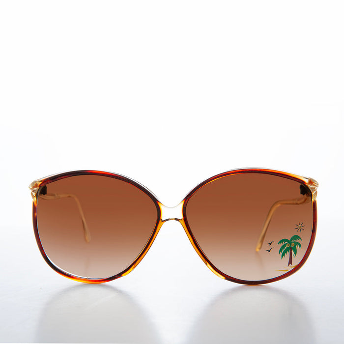 SUNGLASS MUSEUM 80s Rhinestone Boho Vintage Sunglasses - Belinda - Product image