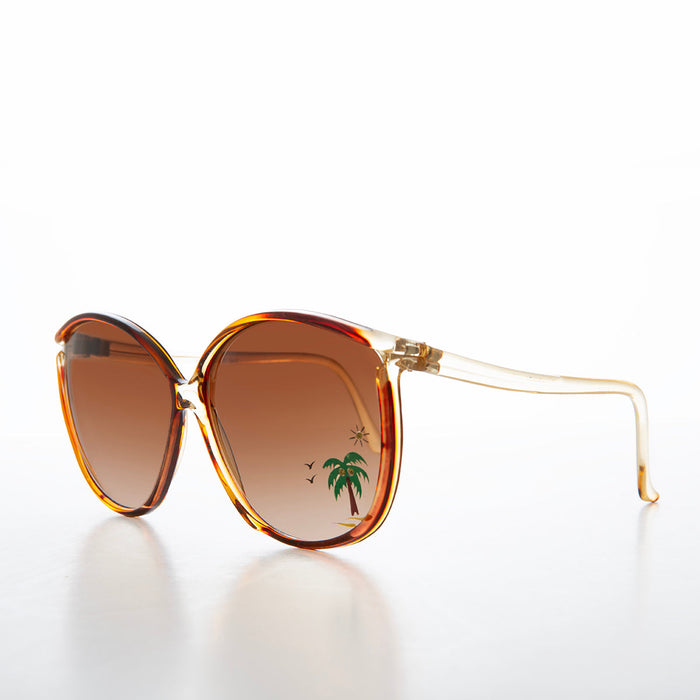 SUNGLASS MUSEUM 80s Rhinestone Boho Vintage Sunglasses - Belinda - Product image
