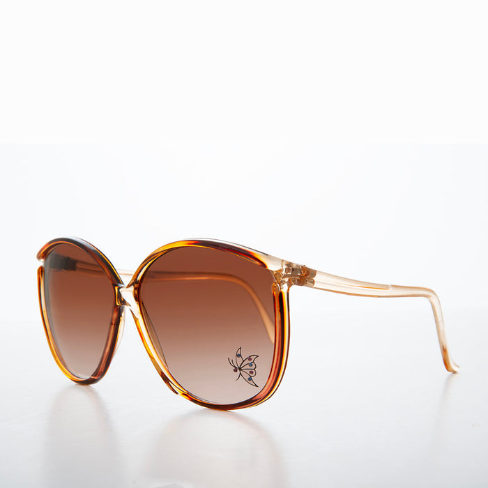 SUNGLASS MUSEUM 80s Rhinestone Boho Vintage Sunglasses - Belinda - Product image