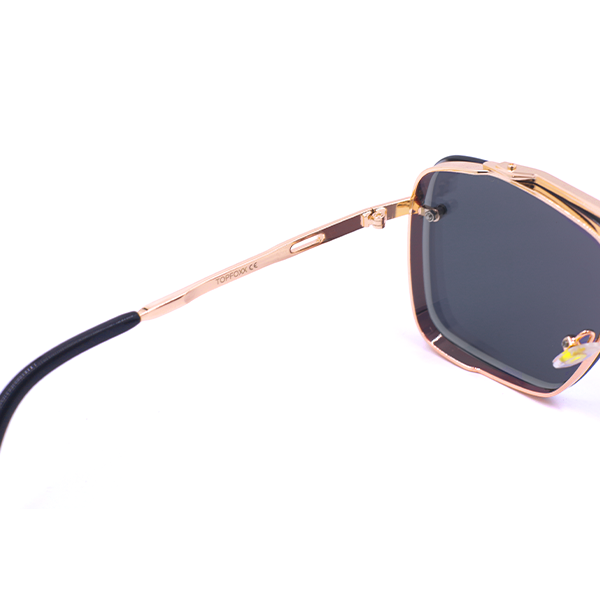 TOPFOXX Sunglasses Bella -Tangle Free- Rose Gold Oversized Squared Aviators