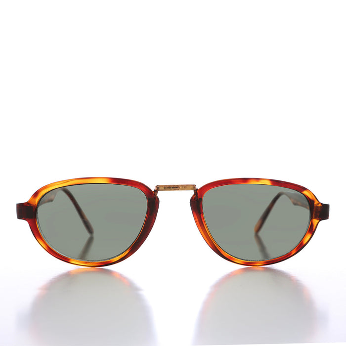 SUNGLASS MUSEUM Minimalist Sunglasses with Metal Bridge - Bell