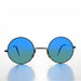 SUNGLASS MUSEUM Round Ocean Lens Hippy Vintage Sunglass - Agean - Product image
