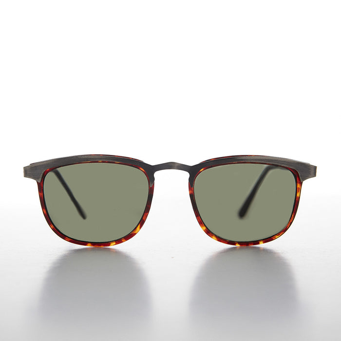 SUNGLASS MUSEUM Updated Brow Line Vintage Steampunk Sunglass - Bennett