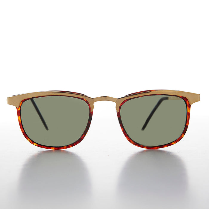 SUNGLASS MUSEUM Updated Brow Line Vintage Steampunk Sunglass - Bennett