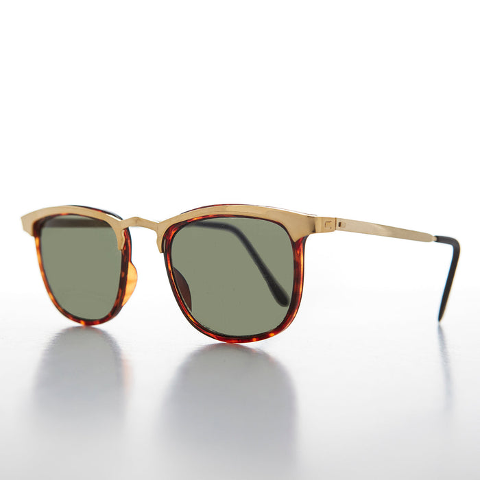 SUNGLASS MUSEUM Updated Brow Line Vintage Steampunk Sunglass - Bennett