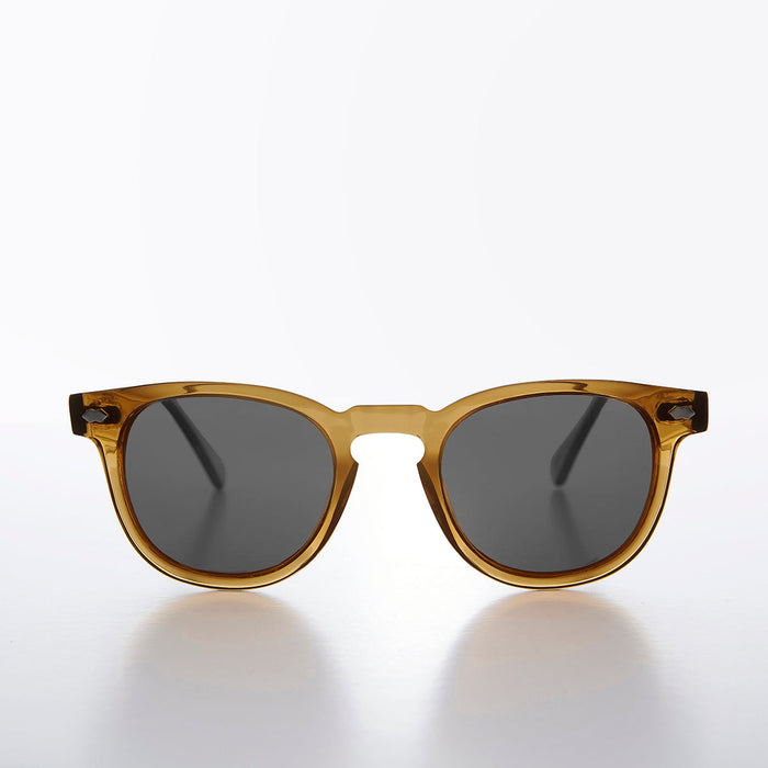 SUNGLASS MUSEUM Amber Polarized Square Sunglass - Benson