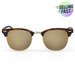 TOPFOXX The Masters – Mirrored Brown Clubmaster Sunglasses - Product image