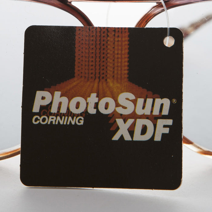 SUNGLASS MUSEUM 80s Transition Glass Lens Aviator Vintage Sunglass - Birdy