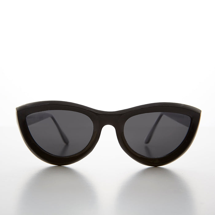 SUNGLASS MUSEUM Rare Oversized Mod Cat Eye Chunky Sunglass - Big Momma