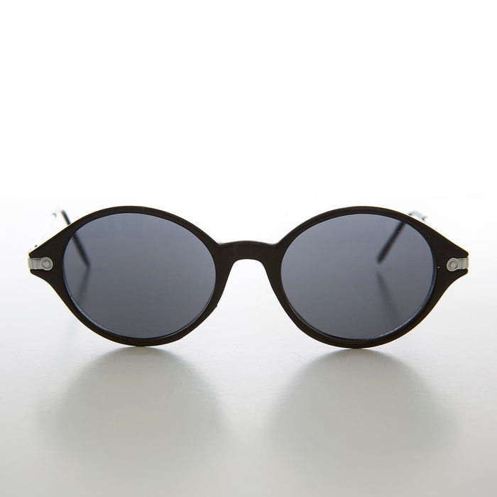 SUNGLASS MUSEUM Simple Oval 90s Unisex Sunglass - Binxy