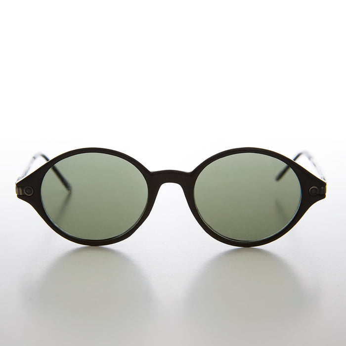 SUNGLASS MUSEUM Simple Oval 90s Unisex Sunglass - Binxy