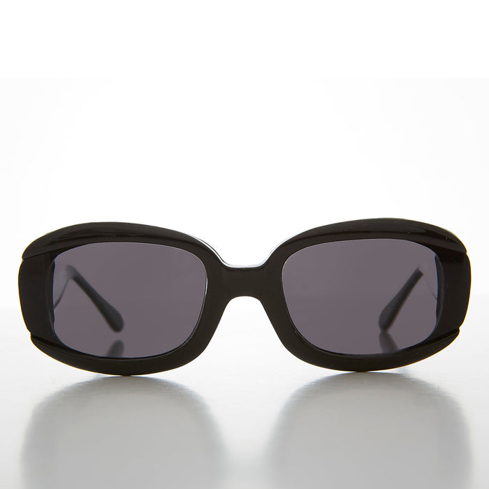 SUNGLASS MUSEUM Rectangle Mod Style Vintage Sunglass - Blade