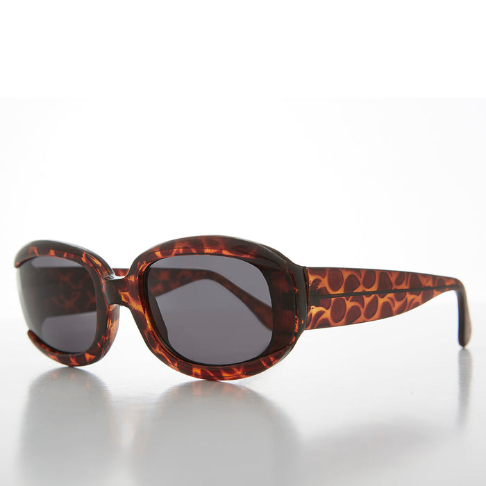 SUNGLASS MUSEUM Rectangle Mod Style Vintage Sunglass - Blade