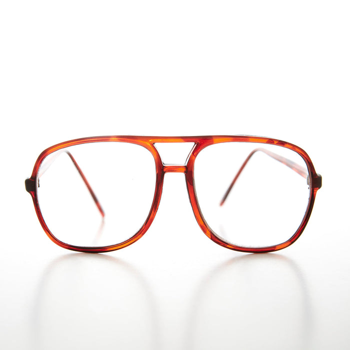 image of sunglasses model SUNGLASS MUSEUM Retro Cheater Aviator Glasses - Bob