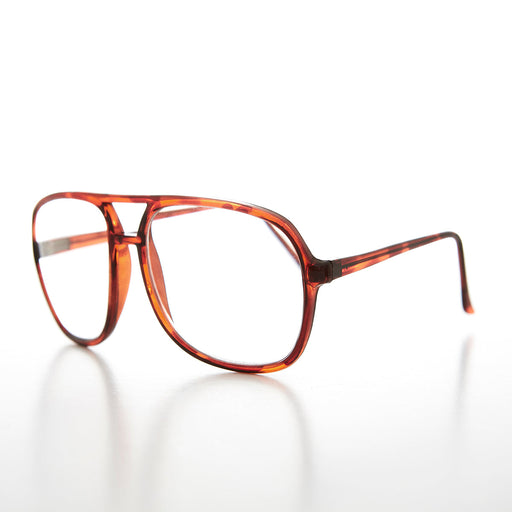 image of sunglasses model SUNGLASS MUSEUM Retro Cheater Aviator Glasses - Bob