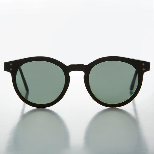 image of sunglasses model SUNGLASS MUSEUM Round Horn Rim Classic Pantos Vintage Sunglass with Glass Lens - Brad